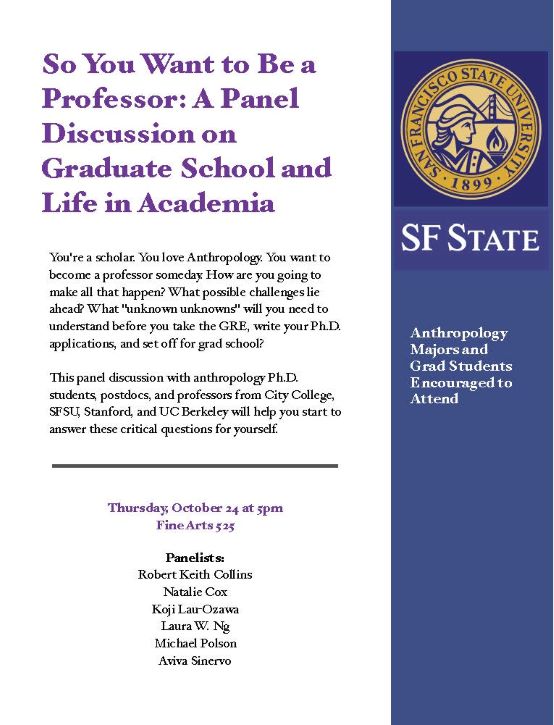 So You Want to be a Professor: Career Panel